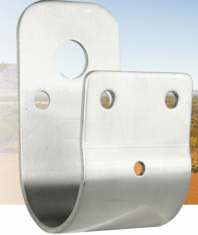 45mm WrapAround Bullbar Bracket Stainless Steel